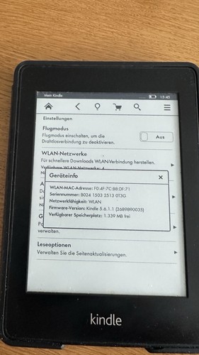 Kindle paperwhite 5 - paperwhite, (5