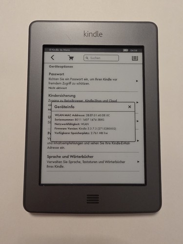 Amazon kindle touch - kindle,