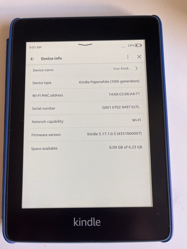Kindle paperwhite 10th - kindle,