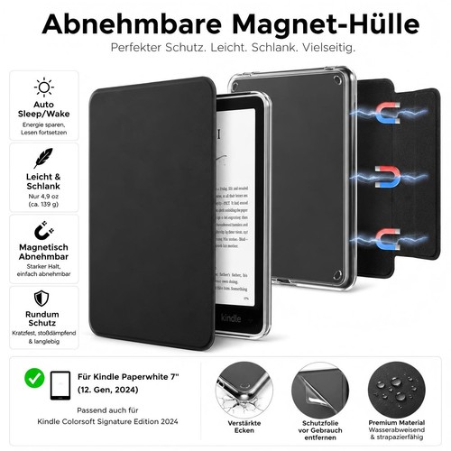Magnetische hülle für kindle - magnetische,